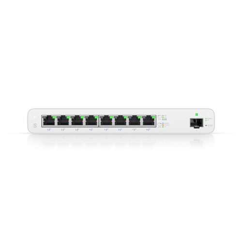 Ubiquiti UISP Switch, 8-Port GbE Switch w/ 27V Passive PoE, For MicroPoP Applications, 110W PoE Budget, Fanless, Layer 2 Switching, Ubiquiti UISP Switch, 8-Port GbE Switch w/ 27V Passive PoE, For MicroPoP Applications, 110W PoE Budget, Fanless, Layer 2 Switching,